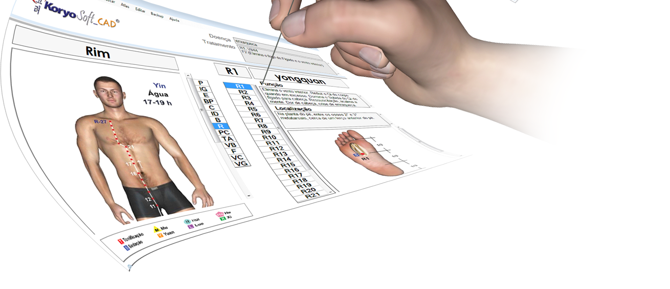 Conheça KORYOSOFT_CAD O Koryosoft_CAD foi elaborado para auxiliar os acupunturistas desde iniciantes a experientes.