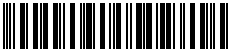 Código de barras No Brasil, o padrão mais utilizado é o 2/5 Entrelaçado. Este padrão possui características que facilitam sua identificação de forma manual.