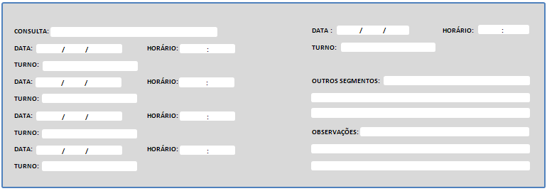 ANEXO XIV CARTÃO DE AGENDAMENTO