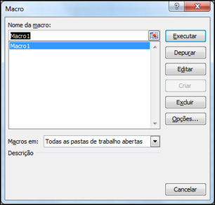 Informática 3. Use os da caixa de diálogo Formatar Células para modificar a aparência do texto. Definição de macro Macros são ações pré-gravadas que facilitam as ações no Excel.