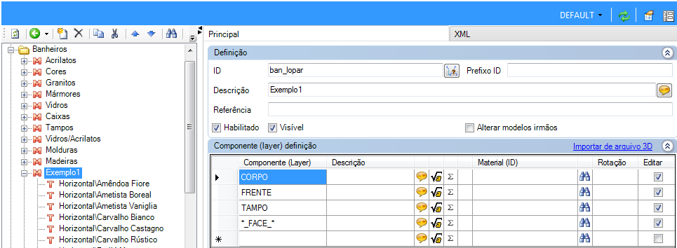 3.2 Cadastro de Modelos 1. Ao criar as layers, diretamente no grupo Nome_Parceiro, deve-se setar o check Editar. 2.