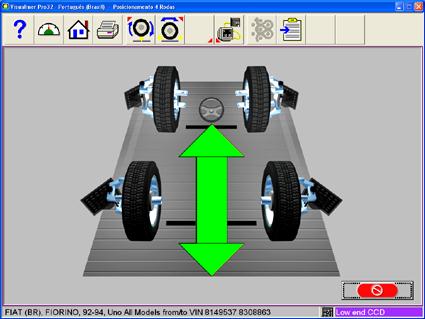 alinhamento ser executado. Em muitos casos os componentes desgastados ou danificados afetarão a qualidade do alinhamento de direção.