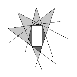 uma câmera estacionária e a partir das imagens capturadas e do deslocamento do objeto/câmera em cada imagem, extrair cada silhueta do objeto e construir o sólido [Niem, 1994] e [Szeliski, 1990].