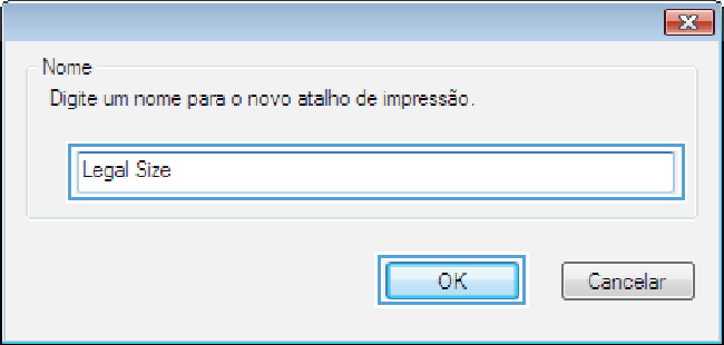 5. Selecione as opções de impressão para o novo atalho. NOTA: Você pode selecionar as opções de impressão nesta guia ou em qualquer outra guia no driver da impressora.