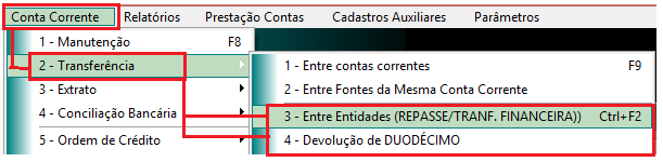 12 ESCOLHA DA OPÇÃO UTILIZA DETALHE: Duas formas diferentes: 1- Da origem: 2- Do Destino: A mesma regra Utiliza Detalhe: Da