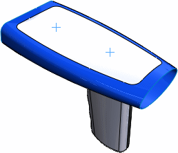 Fundamentos do SOLIDWORKS 4. Clique aproximadamente nas áreas apresentadas.