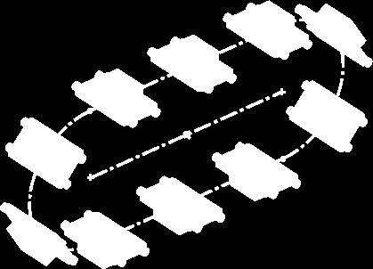 Montagens 8. Para a Vínculo para caminho 1, selecione a face exibida. 9. Para a Vínculo para caminho 2, selecione a face exibida. 10.