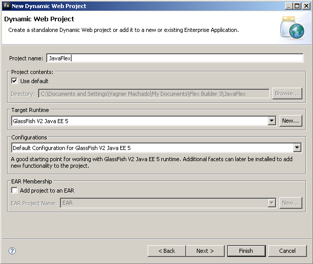 - Criando o projeto Após fazer o download dos requisitos e configurar o servidor de aplicação vamos iniciar a criação do projeto.