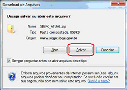 Procedimentos A- Com o aplicativo do SIGPC fechado, dentro ou fora do Posto de Coleta, vamos receber os arquivos de atualização (por download). I - Pelo Internet Explorer, acesse o SIGPC WEB (www.