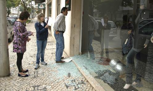 Ângela Tamagnini em Tomar, foi assaltada na madrugada de sexta-feira, dia 5.