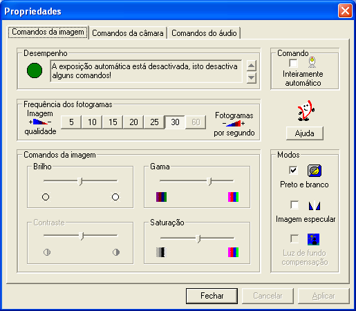 Imagem 5: Exemplos de mau posicionamento 2.3.1. Ajuste dos parâmetros da webcam Por defeito os parâmetros da webcam já se encontram correctamente definidos.