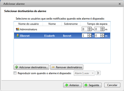 Avigiln Cntrl Center Enterprise 3. a. Defina Hra de Gravaçã Antes d Alarme e a Duraçã da Gravaçã. b.