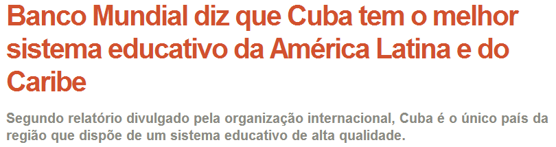 3. Veja a manchete do artigo publicado em 03/09/2014, no site da revista eletrônica Carta Maior: Disponível em: <http://www.cartamaior.com.br/?