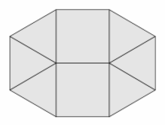 104 Banco de Questões 01 35 Decágono Solução ALTERNATIVA B O triângulo AOB é isósceles pois os lados OA e OB são iguais. Logo, os ângulos OÂB e O ˆBA também são iguais, ou seja, ambos têm medida a.
