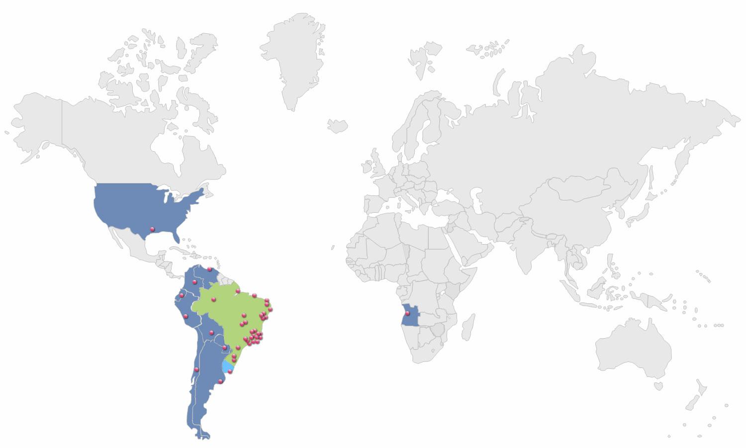 Clientes Grupo Petrobras Exploração e Produção Abastecimento Gás & Energia Empresas do Grupo UOAM UOBA UOBC UOBS UOES UORIO UORNCE UOSEAL E&P-CORP EPSERV USSAE Serviços CENPES Engenharia Materiais