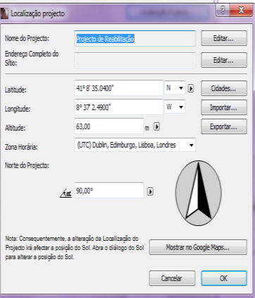 6.5 Análise de Dados 6.5.1 Partida_Existente 6.5.1.1 Procedimentos Como ponto de partida, foi utilizado o ficheiro do archicad, com o levantamento do existente.