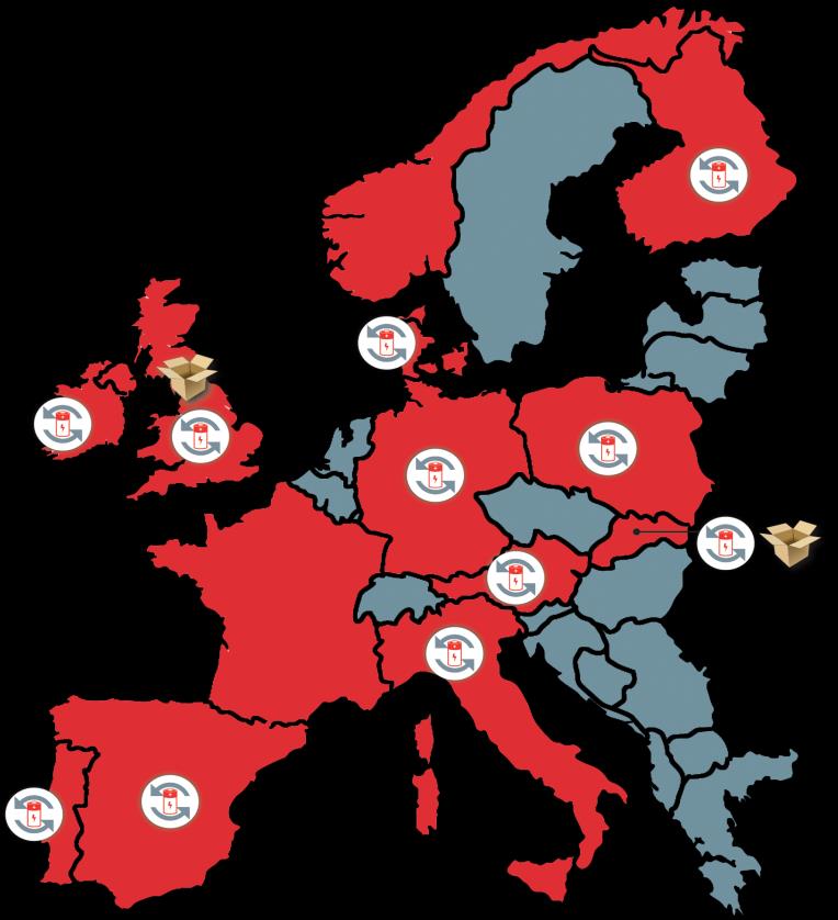 A ERP - EUROPEAN RECYCLING PLATFORM A European Recycling Platform (ERP) foi criada em 2002 como a primeira plataforma pan Europeia de reciclagem para implementar a Directiva da União Europeia em