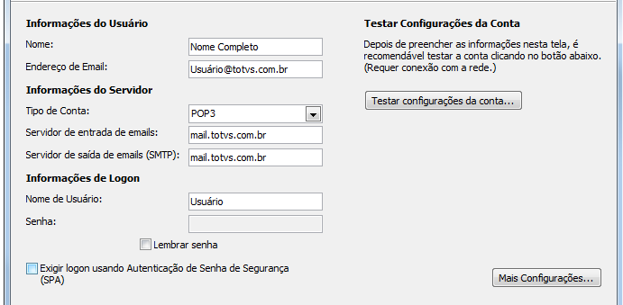 15 Marcar a opção Definir manualmente as configurações do servidor ou tipos de servidor adicionais.