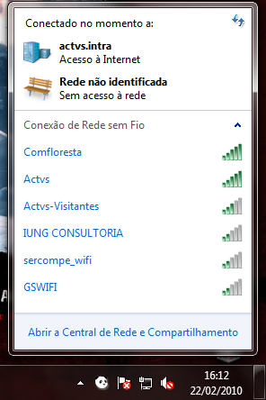 3 2. Acesso a rede wireless: - Windows 7 Clique com o