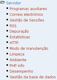 Figura 15. Módulo Servidor 4 ACESSO E UTILIZAÇÃO DA PLATAFORMA Nesta secção poderá encontrar algumas funcionalidades úteis para o formando.