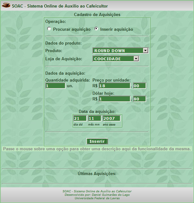 mais custosas da elaboração do sistema, pelos assuntos que neste tópico serão discutidos.