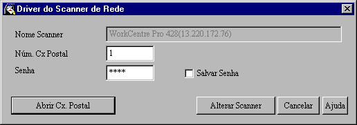 4. Clique no comando para importar os dados digitalizados. A tela de exemplo é do PaperPort. O nome do comando para selecionar o scanner (origem) difere dependendo do software. 5.