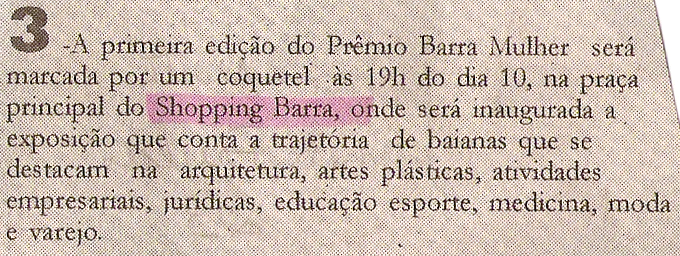 Veículo: Tribuna da Bahia Caderno/Coluna: Dia & Noite/Janete