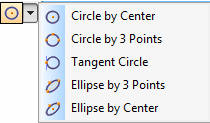 3.2. Barra Draw: - Select Tool (Ferramenta de Seleção): utilizada quando se quer sair de um comando e pode ser também acessada utilizando a tecla ESC. (não muito utilizado).