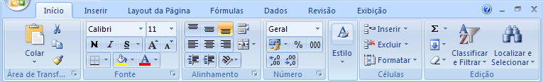 Guia início Tamanho da Fonte Aumentar e diminuir fonte Fonte Sublinhado Itálico Negrito Alinha o texto à esquerda Centraliza Alinha o texto à direita Alinha o texto em cima Centraliza Alinha o texto