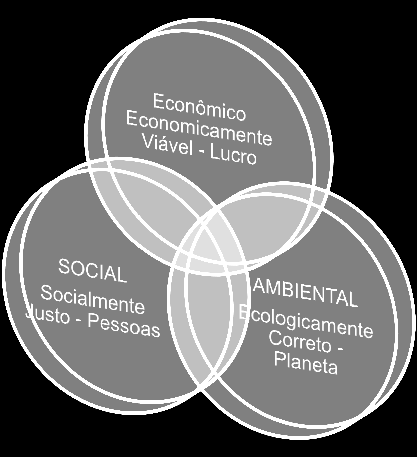 ALINHAMENTO DE CONCEITOS O que é Sustentabilidade Triple Botton Line Tripé da Sustentabilidade Desenvolvimento sustentável é o desenvolvimento que satisfaz as necessidades presentes, sem comprometer