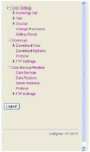 PARA REALIZAR O LOGOUT Seguir os passos abaixo para abrir a Programação via Web. Clicar no botão Logout na parte inferior da tela.