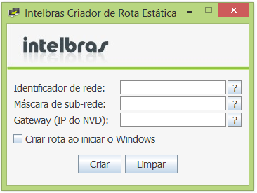 1. Informações para o usuário Este guia foi desenvolvido para ser uma ferramenta de consulta e operação do Criador de Rota Estática.