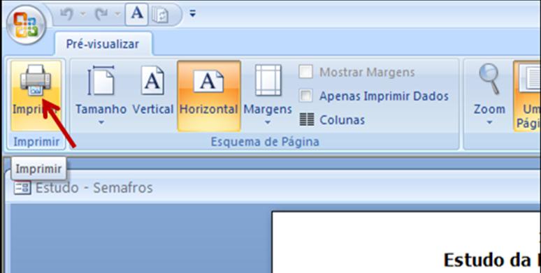 4.1. Impressão dos Relatórios Para imprimir os relatórios, pode usar as funções habituais dos M. S. Office.