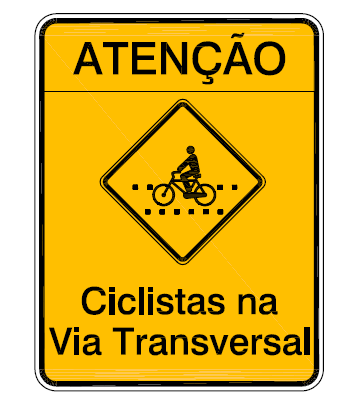 Também poderá ser utilizado o Bike Box ou Caixa de Acumulação, quando houver semáforo com faixa para travessia de pedestres, conforme