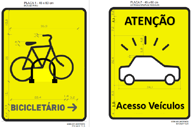 h altura da coluna col. diâmetro externo da coluna e espessura de parede dos tubos Placas: Os locais de instalação e os modelos serão definidos no projeto executivo.