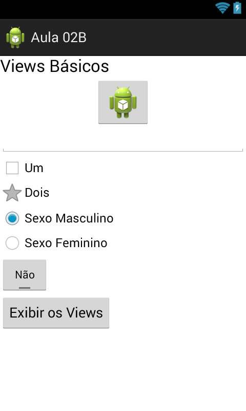 Aula 02 - Exercício Programa de Dispositivos Móveis PDM - Aula02 - Exercício- Ver 02-04/06/2014 08:56 Criando Aplicação Android (BasicView) Vamos continuar a criar interfaces gráficas (UI) básicas