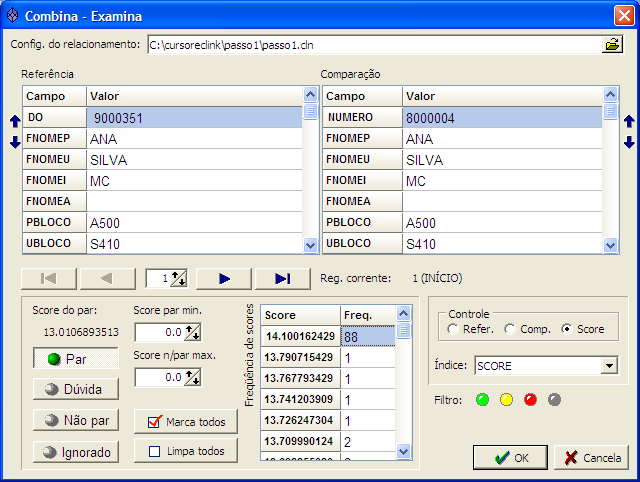 RecLink III Methodology: Fellegi-Sunter Model File format: xbase (DBF) Type of computers: Workstation/personal