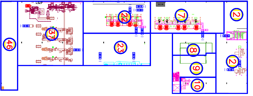 A reestruturação do WIP fez com que perto de 50% do trabalho em curso de fabrico saísse do armazém intermédio para o armazém externo. 7.2.