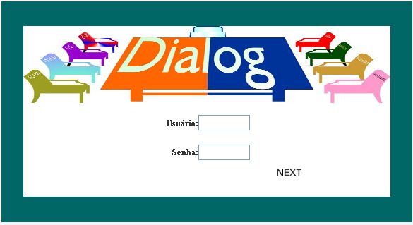 98 O software de registro dos diálogos permite que outros pesquisadores também possam avaliar e registrar os déficits de conversação, pois, conforme Figura 15, existe uma tela de