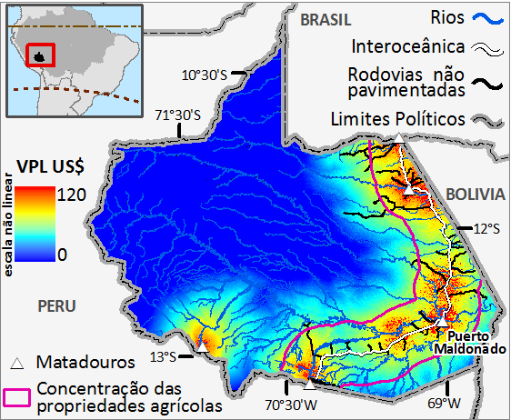 A RENTABILIDADE DA PECUÁRIA BOVINA EM MADRE DE DIOS - PERU A pecuária em Madre de Dios é desenvolvida pelas comunidades campesinas e constitui-se como uma atividade pouco promovida na região com