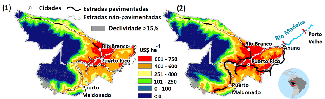 A RENTABILIDADE DO CULTIVO DA SOJA NA REGIÃO MAP Para estimar a rentabilidade da cultura da soja, aplicamos um modelo interdisciplinar baseado no clima, solos e variáveis econômicas.