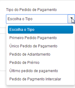 Preenche-se os dados de contacto: Após a submissão do pedido de pagamento, é emitida uma mensagem de confirmação dessa submissão para o endereço de correio eletrónico aí indicado.