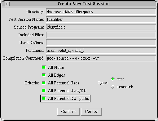 usuário iniciar e encerrar o teste de um programa, bem como retomá-lo a partir de onde este foi interrompido.