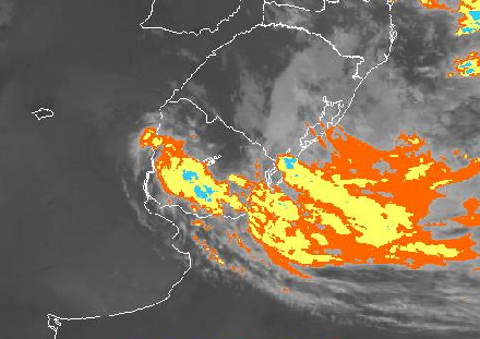 Figura 1 - Diagrama termodinâmico, para o dia 29 de janeiro de 2009, a 00 UTC.