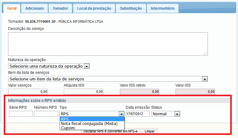 UTILIZAÇÃO DO SISTEMA A lógica de funcionamento do sistema é baseada na comunicação do contribuinte com a prefeitura de Itajaí vai internet; todo o processamento e geração dos documentos eletrônicos