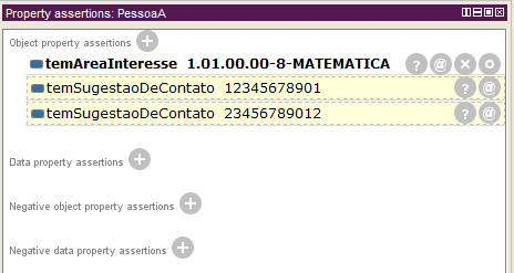 80 Seguindo a proposta da ontoaga de trabalhar na ontologia apenas com os indivíduos (sem propriedades de dados), dois mapeamentos foram criados: um mapeamento para fazer o dump dos identificadores