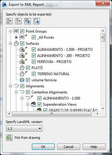 10.2 Relatórios - Aba Toolbox A aba Toolbox da Toolspace do AutoCAD Civil 3D disponibiliza diversos modelos de relatórios, para utilizá-los selecionar uma das categorias da lista, clicar com o botão
