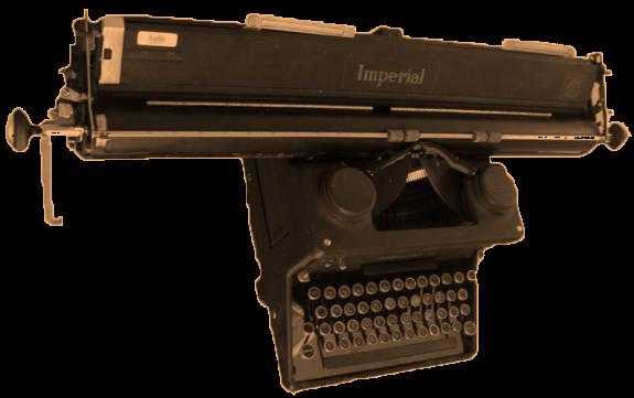 Máquina de escrever Imperial 58 1900 19 x 68 x 40 Inv.