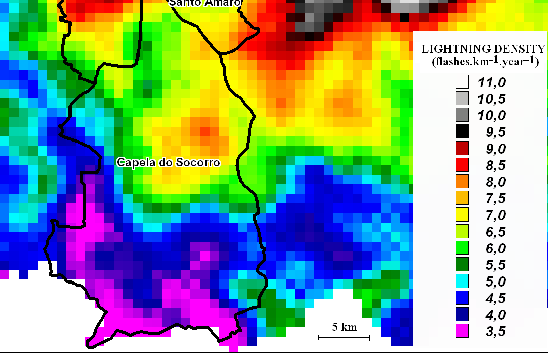 Lightning Strikes in Urban Areas: São Paulo Metropolitan Region Lightning Stikes # Raios (/10.