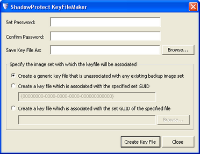 3. Follow the steps in the Installation Wizard to install the KeyFileMaker software.